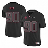 Alabama Crimson Tide 90 Jarran Reed Black Shadow Nike College Football Jersey Dzhi,baseball caps,new era cap wholesale,wholesale hats